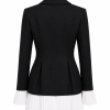 Royal Pleated Blazer Dress