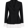 Royal Pleated Blazer Dress